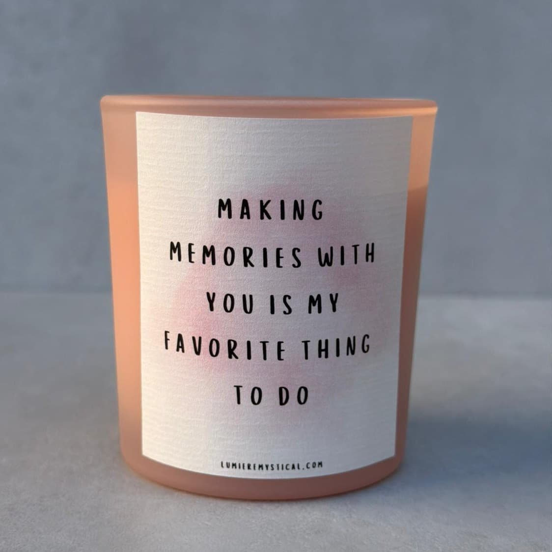 Svijeća Making Memories With You... - 200ml