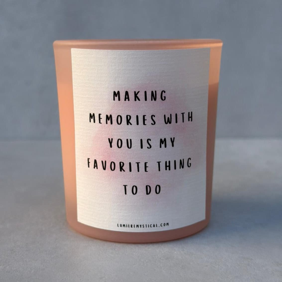 Svijeća Making Memories With You... - 200ml