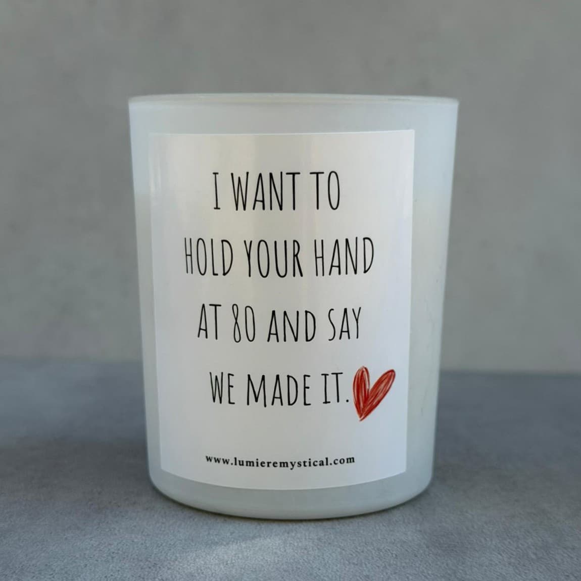 Svijeća I Want to Hold Your Hand... - 200ml