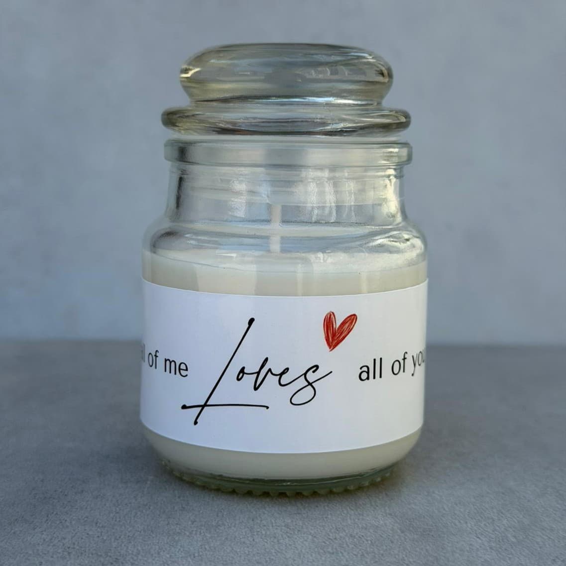Svijeća All of me loves all of you - 90ml