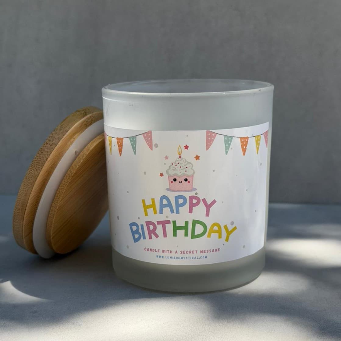 Svijeća Happy Birthday - 300ml