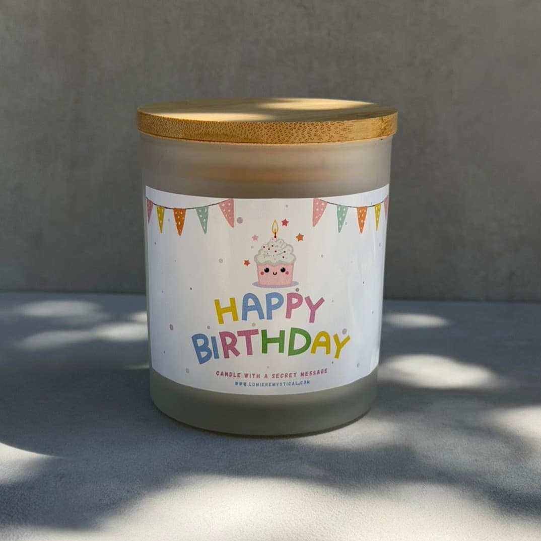 Svijeća Happy Birthday - 300ml