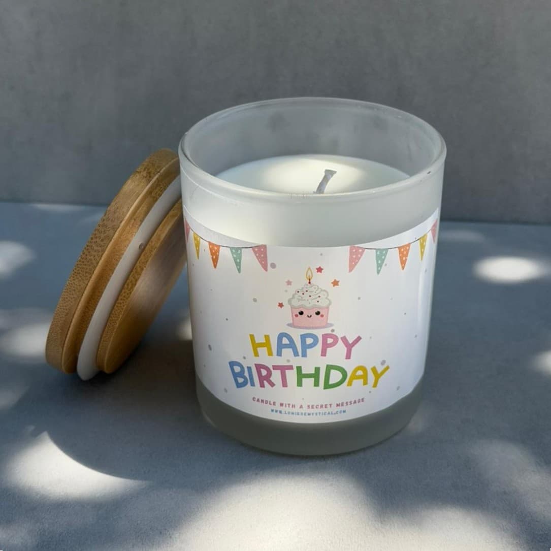 Svijeća Happy Birthday - 300ml