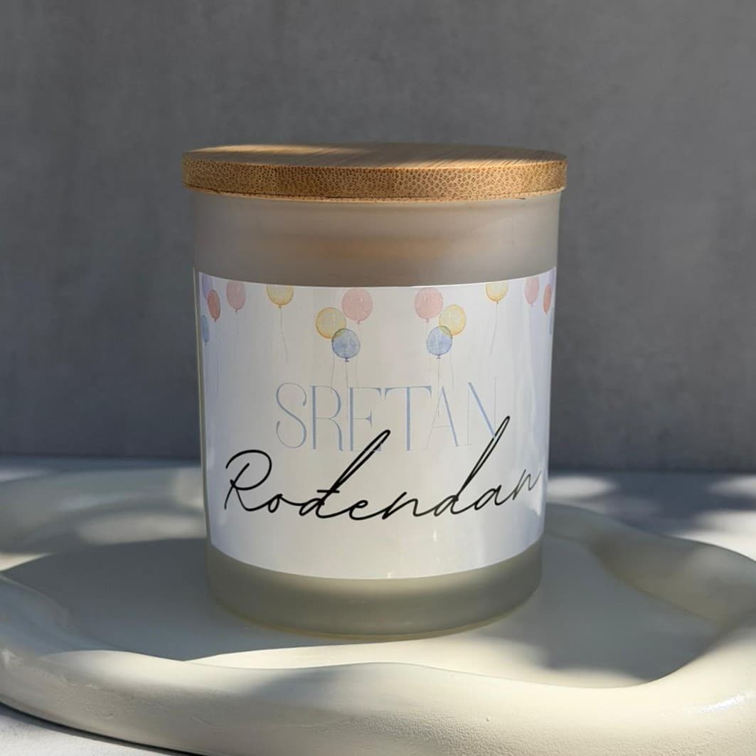 Svijeća Sretan Rođendan - 300ml