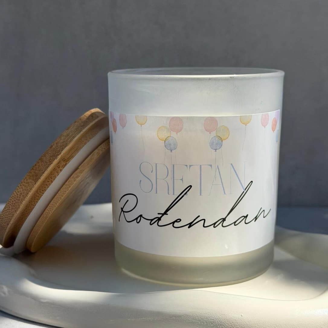 Svijeća Sretan Rođendan - 300ml