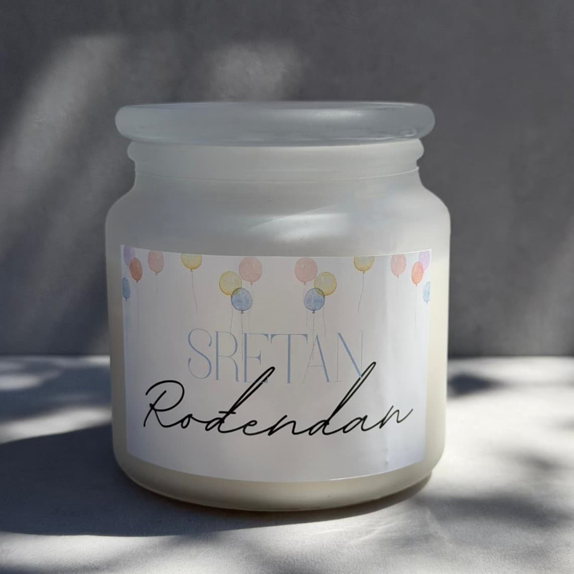 Svijeća Sretan Rođendan - 450ml