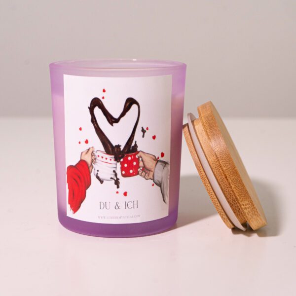 You & Me Personalized Candle - Purple Jar 200ml - Image 2