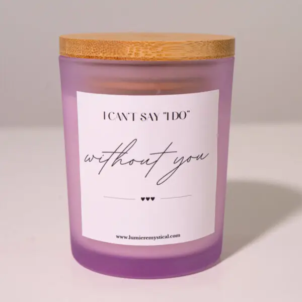 I Can't Say I Do Without You - Purple Jar 200ml