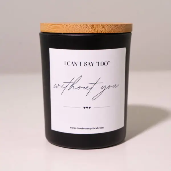 I Can't Say I Do Without You - Black Jar 200ml