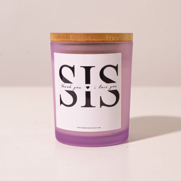 For Sis Personalized Candle - Purple Jar 200ml