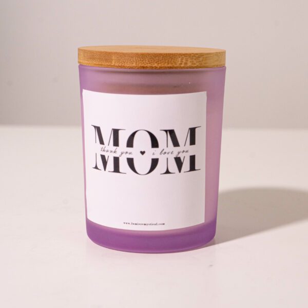 For Mom Personalized Candle - Purple Jar 200ml