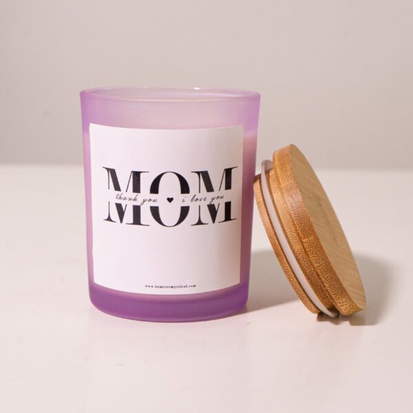 For Mom Personalized Candle - Purple Jar 200ml - Image 2