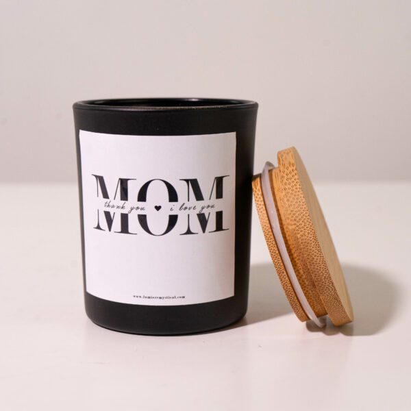 For Mom Personalized Candle - Black Jar 200ml - Image 3