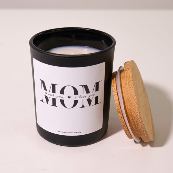 For Mom Personalized Candle - Black Jar 200ml - Image 2