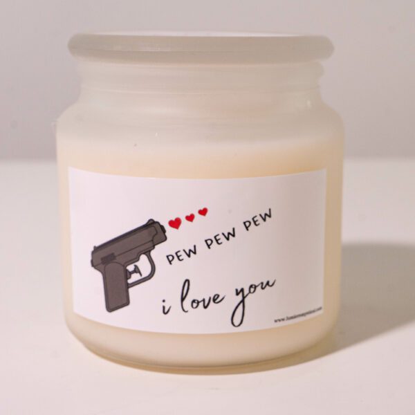 Pew Pew Personalized Candle - 450ml