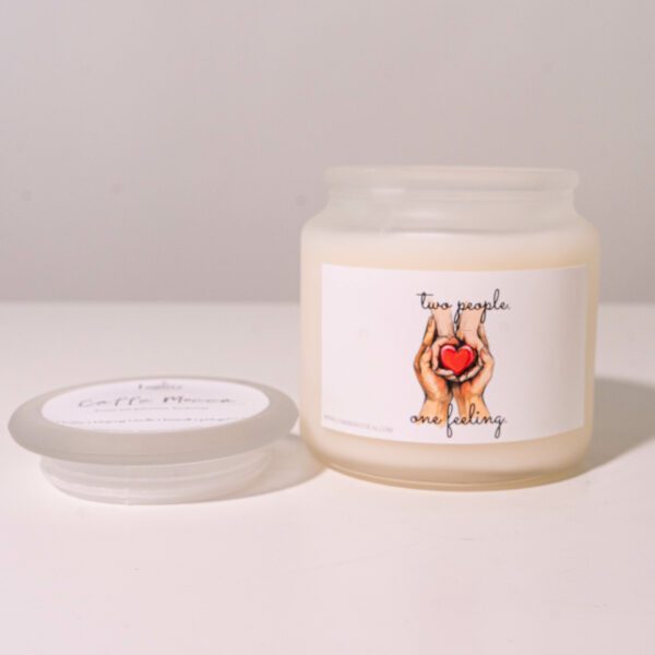 Two People One Feeling Personalized Candle - 450ml - Image 3