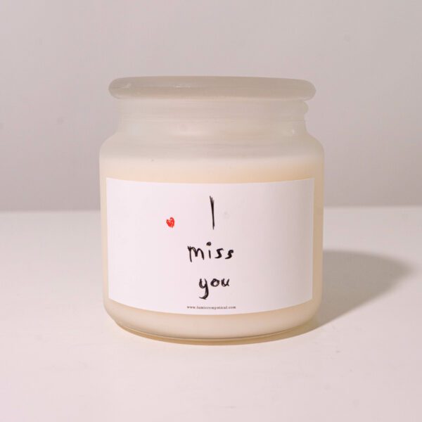 I Miss You Personalized Candle - 450ml