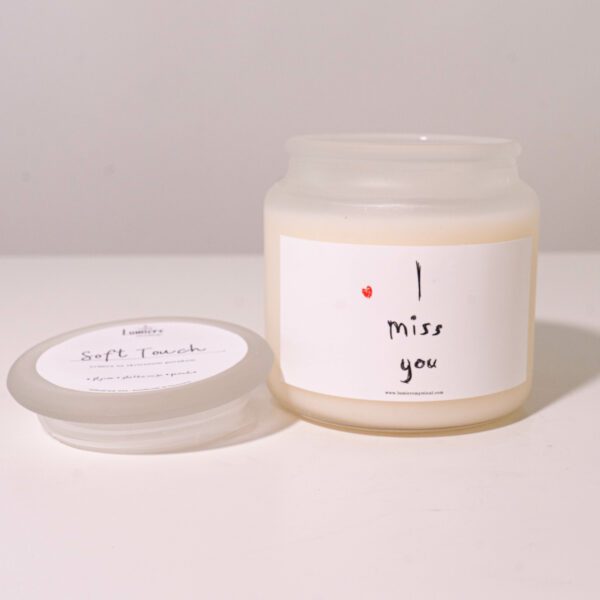 I Miss You Personalized Candle - 450ml - Image 2