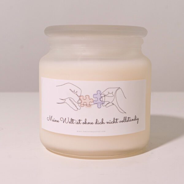 My World Is Not Complete Without You Personalized Candle - 450ml - Image 4