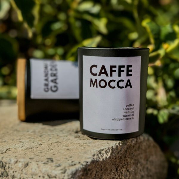 Modern Concrete Personalized Candle - Black Jar 200ml