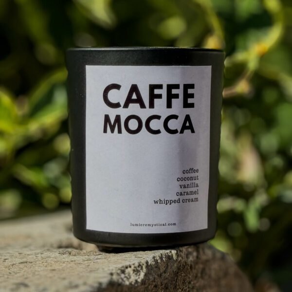 Modern Concrete Personalized Candle - Black Jar 200ml - Image 3