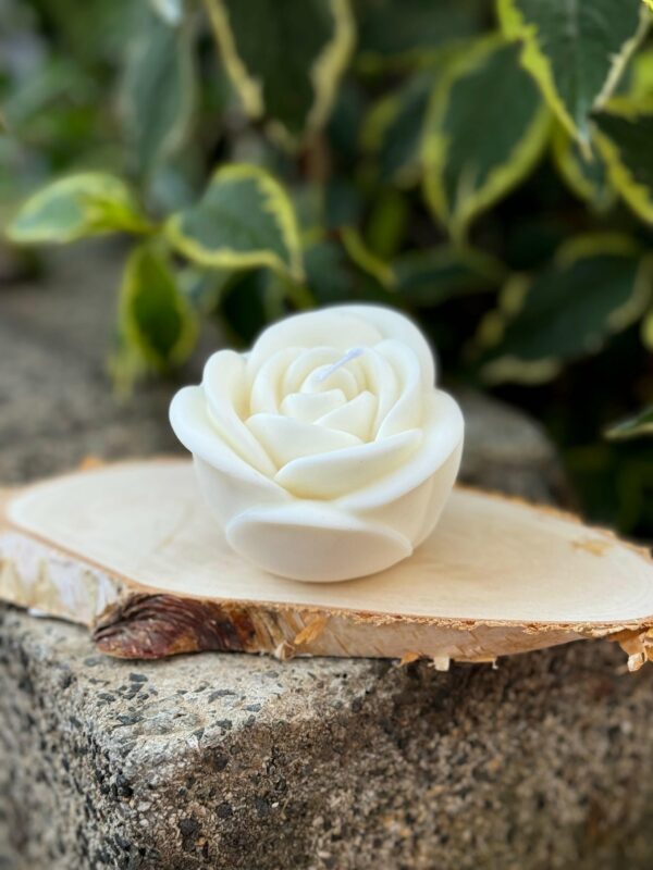 Decorative Rose Candle - 120ml - Image 3