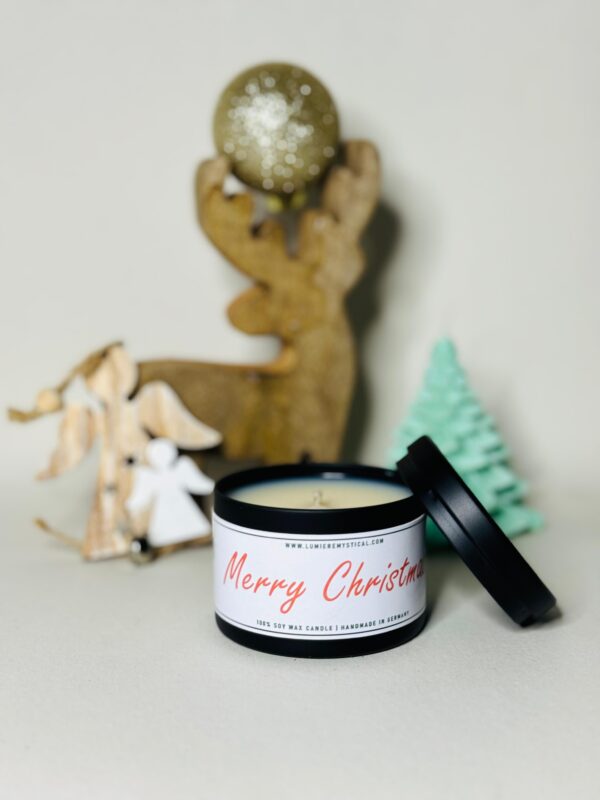 Christmas Design Candle - Modern White - 120ml - Image 5