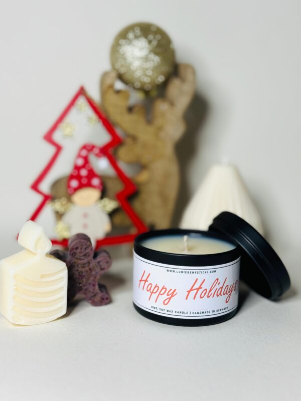 Christmas Design Candle - Modern White - 120ml - Image 4